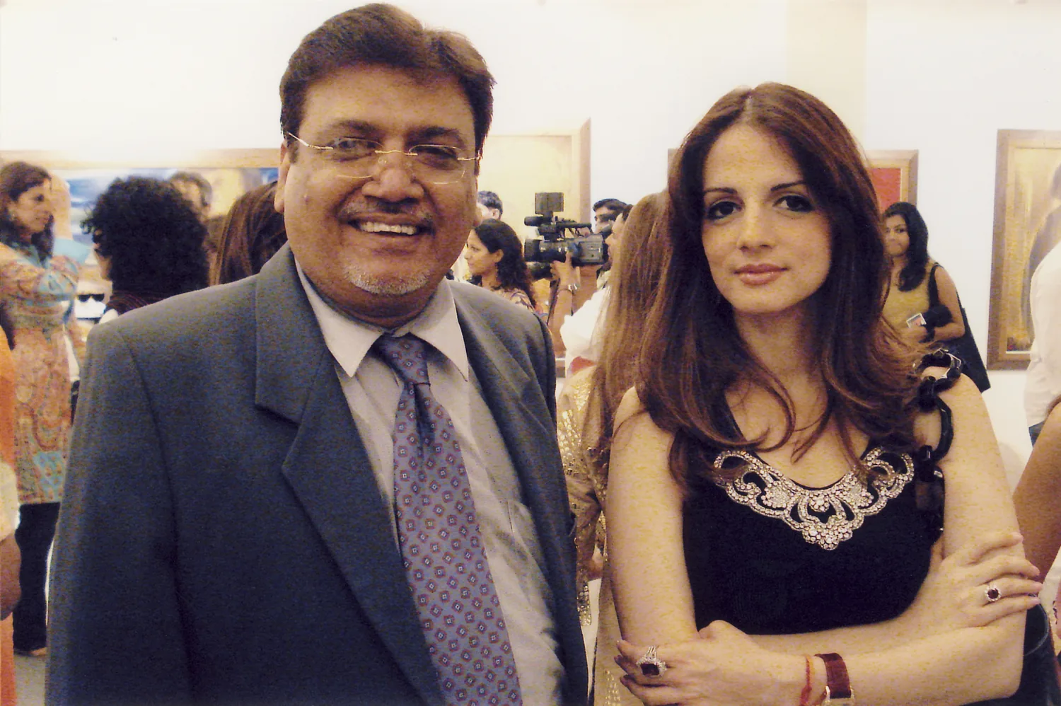 Sussanne Khan with Mr. Shabbir Khety